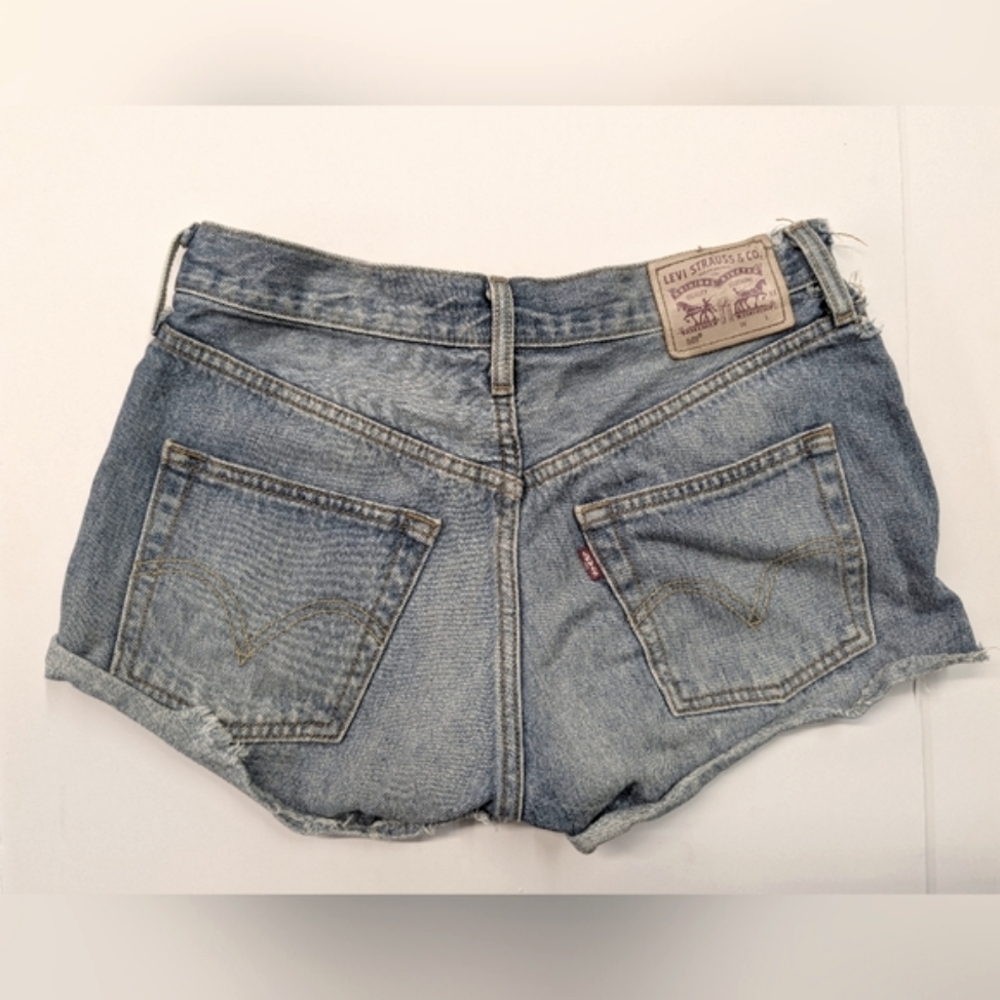 Levi's Distressed Denim Shorts - Picture 2 of 6